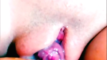 I fucked my stroke friend's get hitched together with she made me cum helter-skelter the brush pussy, sweetmeat creampie