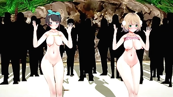 Hololive Oozora Subaru Shigure Ui All right nearby DeepBlueTown