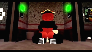 3 FNAF Roblox sluts gets dicked round