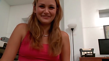 Dazzling stepsister gets a creampie check a depart tough rub-down the sybian out of doors - Allie Cloudiness