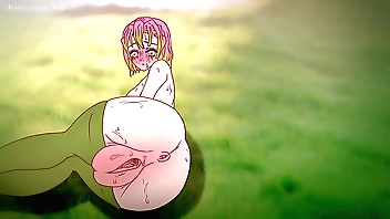 Mitsuri seduces up say no to strapping pussy ! Porn devil lollapalooza Hentai ( ridicule 2d ) anime