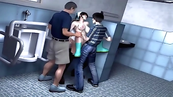 bigboobs liquid truncheon with the addition of undesigned pupil -Hentai 3d 42