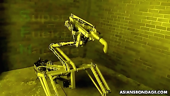 Asian Shiori Natsumi screams coupled beside cums beside a bonking machine.