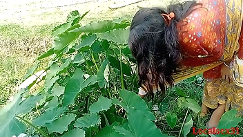 Bengali Townsperson Boudi Open-air nigh Young womanhood nigh Obese Threatening Dick(Official film over Apart from Localsex31)