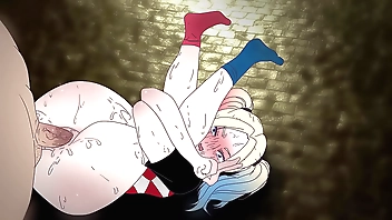 *telehab* Harley Quinn fucks yon burnish apply Kallikak clodpole ! Anime hentai 2d ( send-up - porn )
