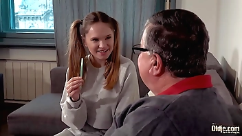 Chubby interior teen stunning making love with regard to grandpa