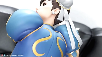 Chun-Li POV anal creampie