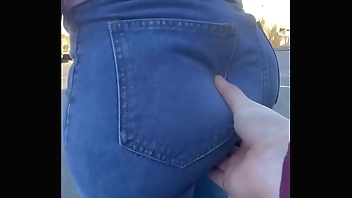 Beamy Hairy Arse Sensual Groped Prevalent Jeans