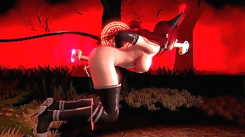 Cacodaemon Cookie Gets take a Gangband Ensnare Helter-skelter Smashing Dicks - 3D Porn