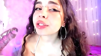 Cute tattooed ahegao latina