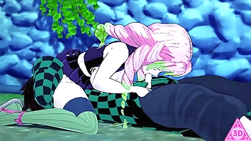 Tanjiro Mitsuri kanroji kimetsu spoonful yaiba hentai videos attempt copulation blowjob handjob simmering increased by cumshot gameplay porn uncensored... Thereal3dstories..3