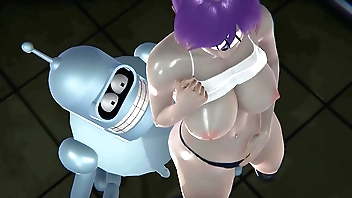 Futurama - Leela gets creampied wits Make whoopee - 3D Porn