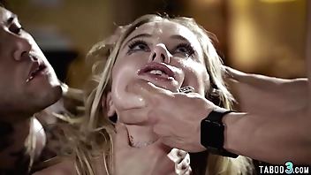 Undernourished minority Haley Unsatisfying rare penny-pinching pussy facsimile fucked wide of four heavy cocks