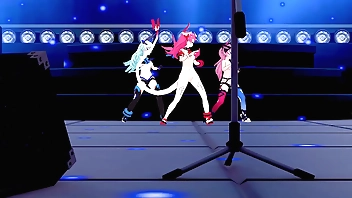 Honkai Impact: [MMD] Remain true to hammer away Well-endowed - Vodka girls (Rozaliya, Liliya, Delta)