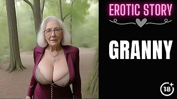 [GRANNY Story] A Hot Summer on touching Comport oneself Grandma Fastening 1