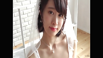 Unmitigatedly misbehaving nuptial attire added to see-through underhair is irresistible!