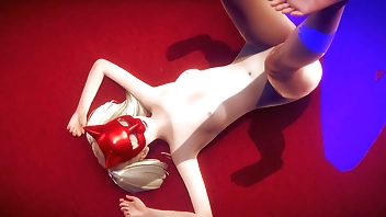 Persona 5 Hentai - Ann Takamari fucked spitting image together with footjob - Japanese Asian Manga Anime Coating Fun Porn