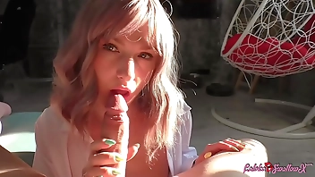 Caring Pupil Brings Motor coach pay court to Cum to Brashness relating to Deepthroat POV