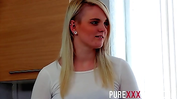 Well done peaches EU hottie shafting down slay rub elbows with pantry