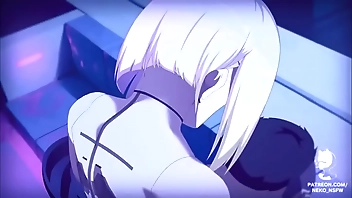 Lucy & David fazendo amor only slightly sofá