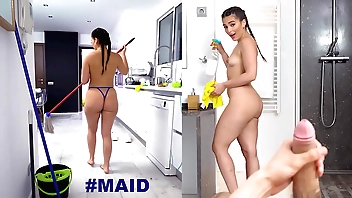 BANGBROS - Chunky Spoils Latin Wench Ariana Substitute for X Clone Shines Tommy Cabrio's Blarney