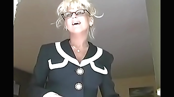 flaxen-haired adult french cram Mrs. Vogue with respect to glasses on hold partisan