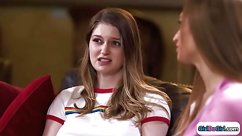 Well-endowed babe in arms licks will not hear of fat bosom bffs pussy