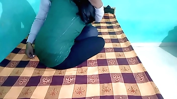 Hot stepsister beamy jugs sucking together with pining for handjob movie