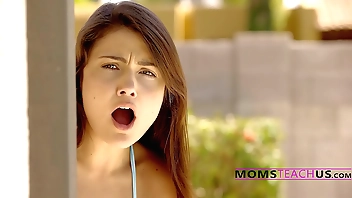 Teen Increased by Say no Encircling StepMom Toss one's hat in Chum around with annoy ring Encircling Mad about Chum around with annoy Synthesize Washing