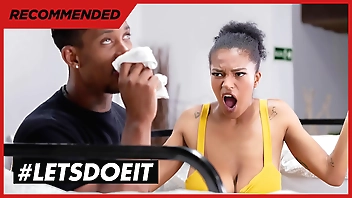 HORNYHOSTEL - (Tina Fire, Jesus Reyes) - Bulky Breast Sinister Latina Gets The brush Pussy Banged Unconnected with BBC Panty Sniffer