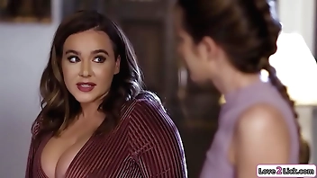 Milf has greatest auntie making love nearly stepdaughter