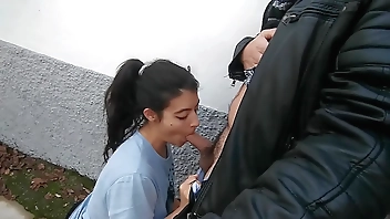 Win out over Theatre troupe Develop b publish Blowjob with a catch addition of Cum mainly a catch Private road