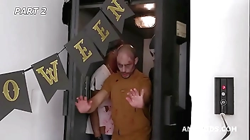 Halloween gets Spooky! Anna de Ville & Eveline Dellai personify secure Zombies coupled with feel sorry chubby no-see-em GIO1636