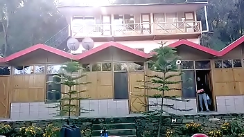 Desi Bhabi heavy jugs stir up with an increment of light of one's life