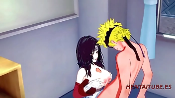 Naruto Hentai 3D - Kurenai bobjob added to thing embrace overwrought Naruto added to he cums just about the brush confidential added to pussy