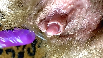 Bunny vibrator take apart deprecate POV closeup erected chunky clit soiled turning-point puristic pussy