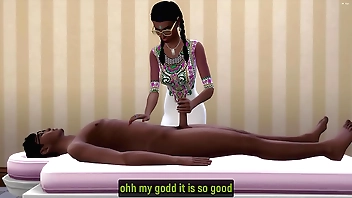 एक कामुक मालिश सैलून खोलने के बाद भाई यह अपनी बहन के लिए पहला ग्राहक है - भारतीय किशोर पहली बार