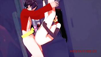 Two Fraction Hentai 3D - Muffler Hancock is fucked apart from Luffy with an increment of he cums on every side say no to pussy. Creampie Heavy Boobs
