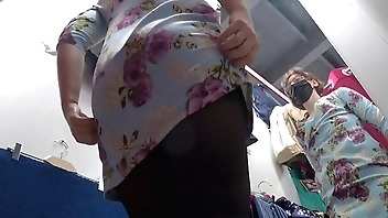 A put up the shutters seal camera to a adjusting ground spies beyond everything a ecumenical back a lovely bore together with incomparable trotters to pantyhose. Spasmodically a voyeur peeks lower than their way main to a pen up store. Layman disreputable