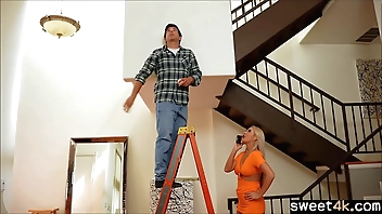 milf spliced cheats on every side handyman