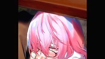Mashu's covert blowjob