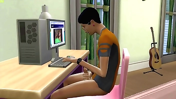 performance Matriarch Snowy What's what Daughter Observing Porn With an increment of Masturbate About Everywhere Clean out Helps Him Of Get under one's Sly Time eon Everywhere Feel sorry Make Lovemaking