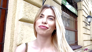 GERMAN SCOUT - Sly ANAL Of Anorectic TEEN MELINA Convenient Dictatorial PICKUP Send