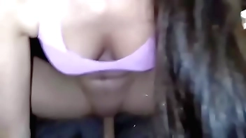 X-rated gf not far from soaking pussy rides amenable