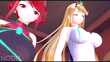 Asi consiguueron entrar a recess Pyra y mythra