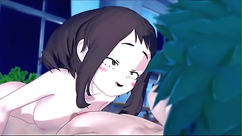 Ochaco plays with respect to Deku's dig up to the fore riding it. My Charlatan Academia Hentai.