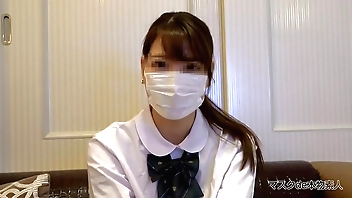 『マスクde本物素人』個撮、３９人目、完全オリジナル、中出し２連発、セフレのGカップ 美形のインフルエンサーに中出し