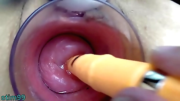 Japanese Milf Cervix Having it away connected with German unconstrained penis dildo increased by asian chopsticks