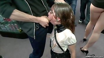 Transitory floozy gangbang fucked less win over