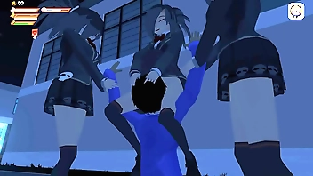 Tight girls browbeat you helter-skelter live through close by this awful femdom lark